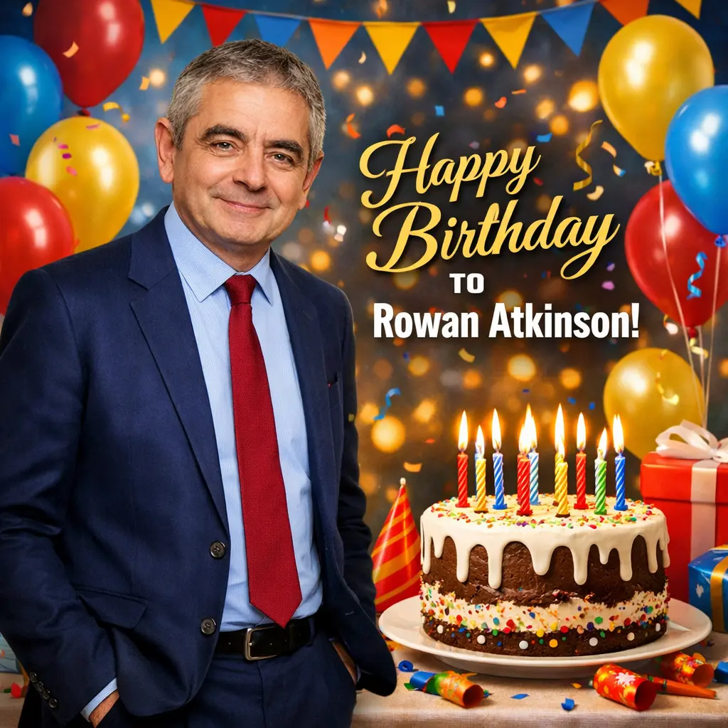 Birthday Wishes Messages for Rowan Atkinson