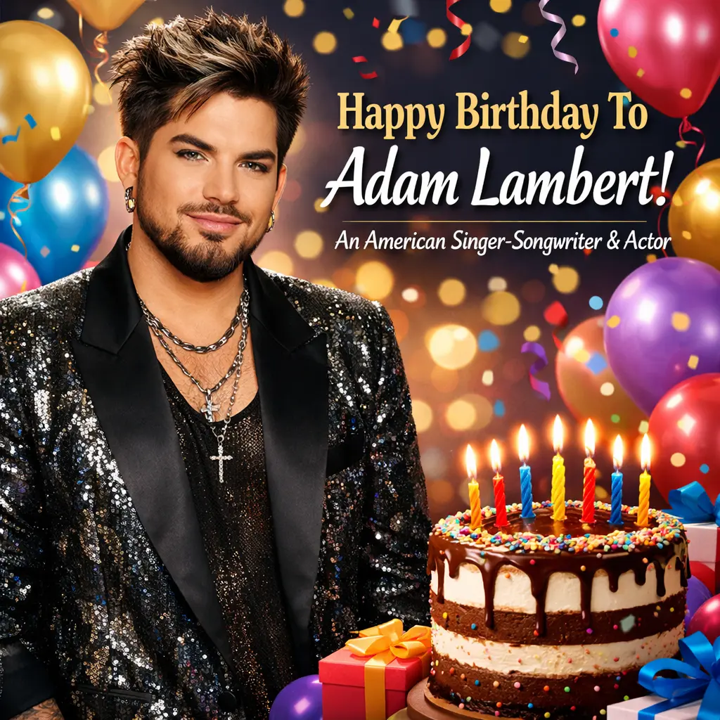 Birthday of Adam Lambert