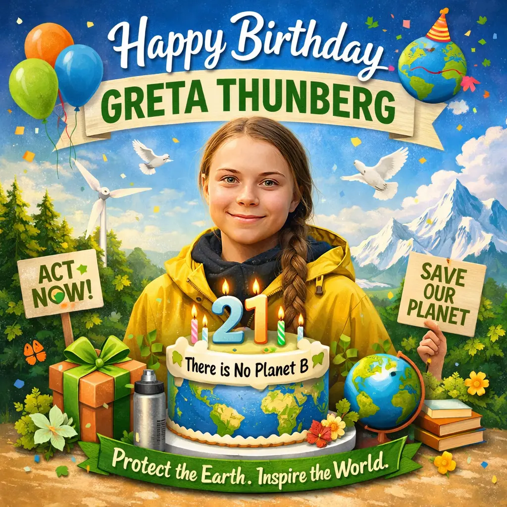 Birthday of Greta Thunberg
