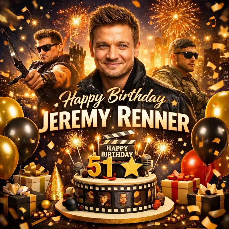 Birthday of Jeremy Renner