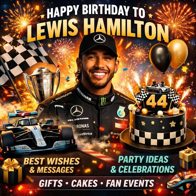 Birthday of Lewis Hamilton