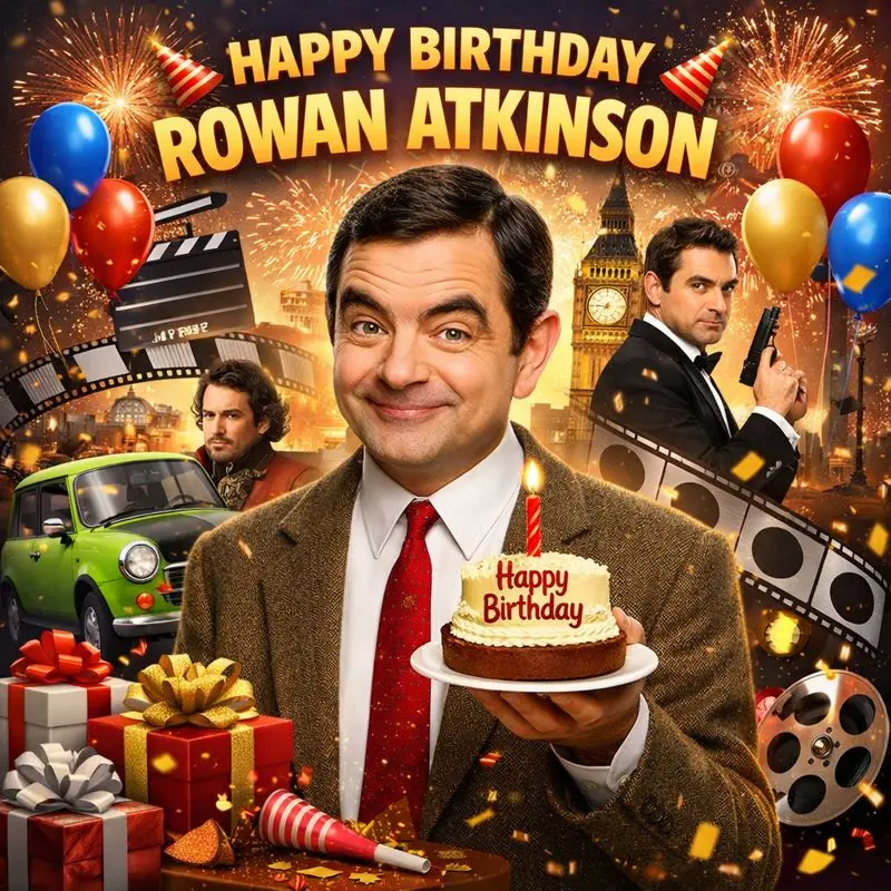 Birthday of Rowan Atkinson