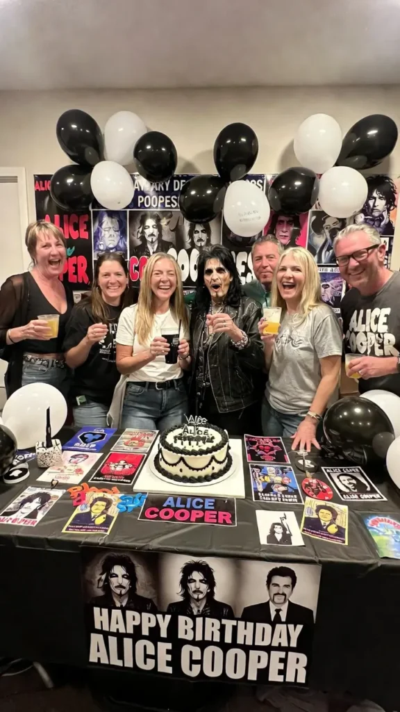 Arrange a Fan Party for Alice Cooper
