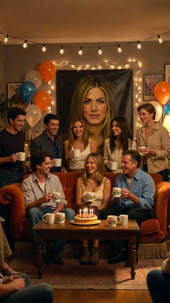 Arrange a Fan Party for Jennifer Aniston