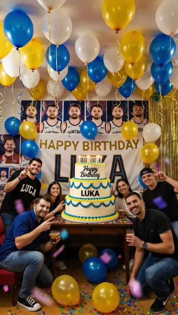 Arrange a Fan Party for Luka Doncic