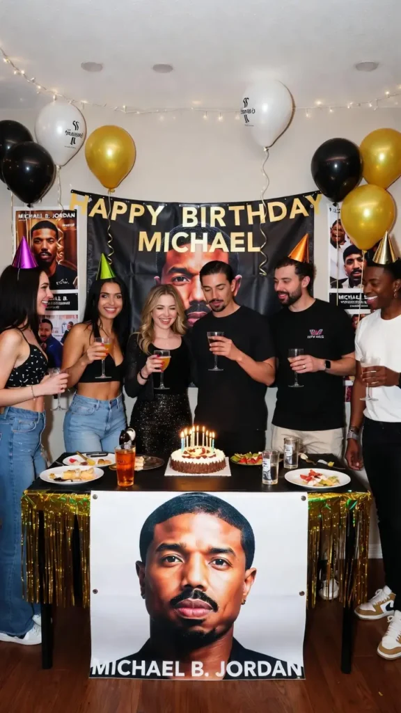 Arrange a Fan Party for Michael B. Jordan