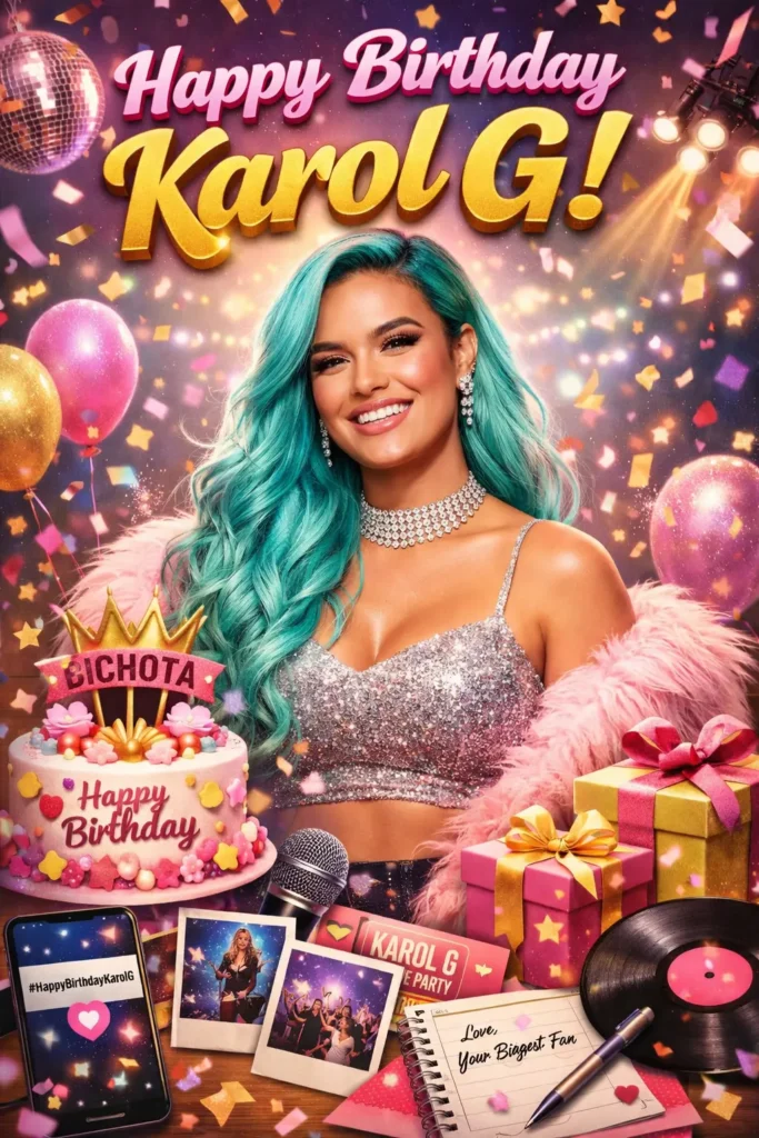 Birthday Wishes Messages for Karol G