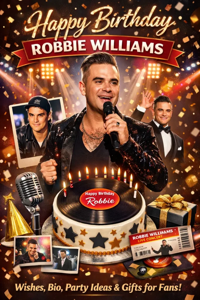 Birthday Wishes Messages for Robbie Williams
