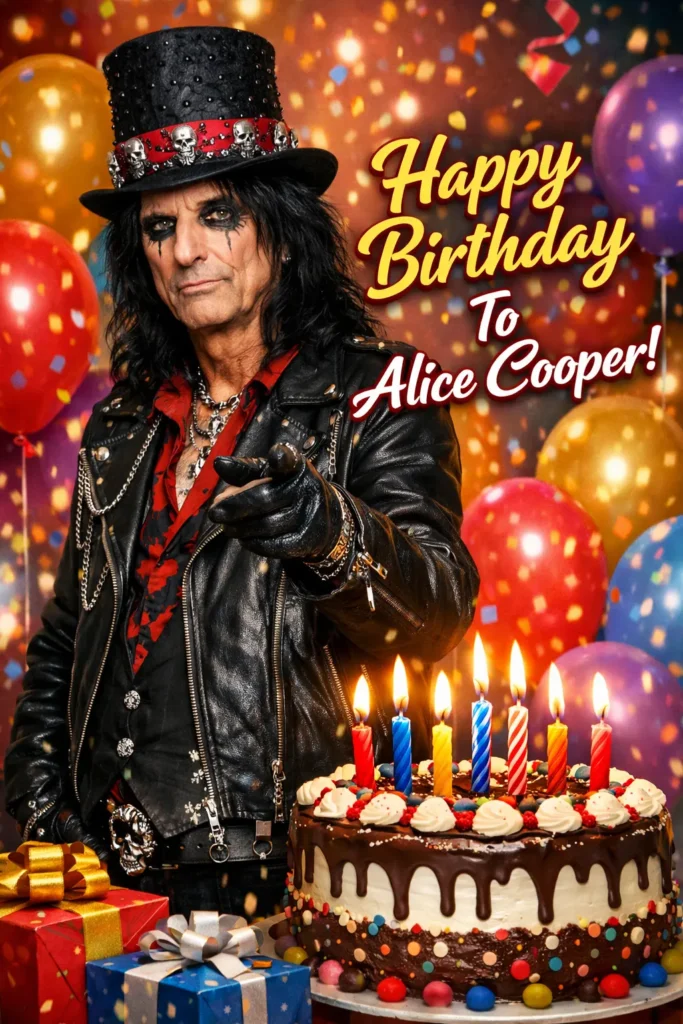 Birthday of Alice Cooper
