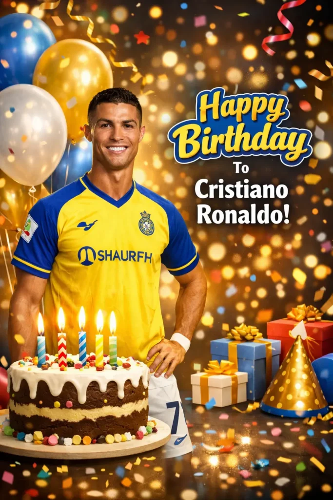 Birthday of Cristiano Ronaldo