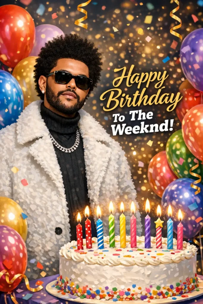 Birthday of The Weeknd