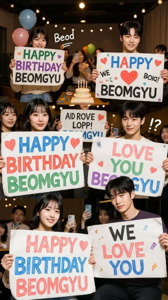 Arrange a Fan Party for Beomgyu