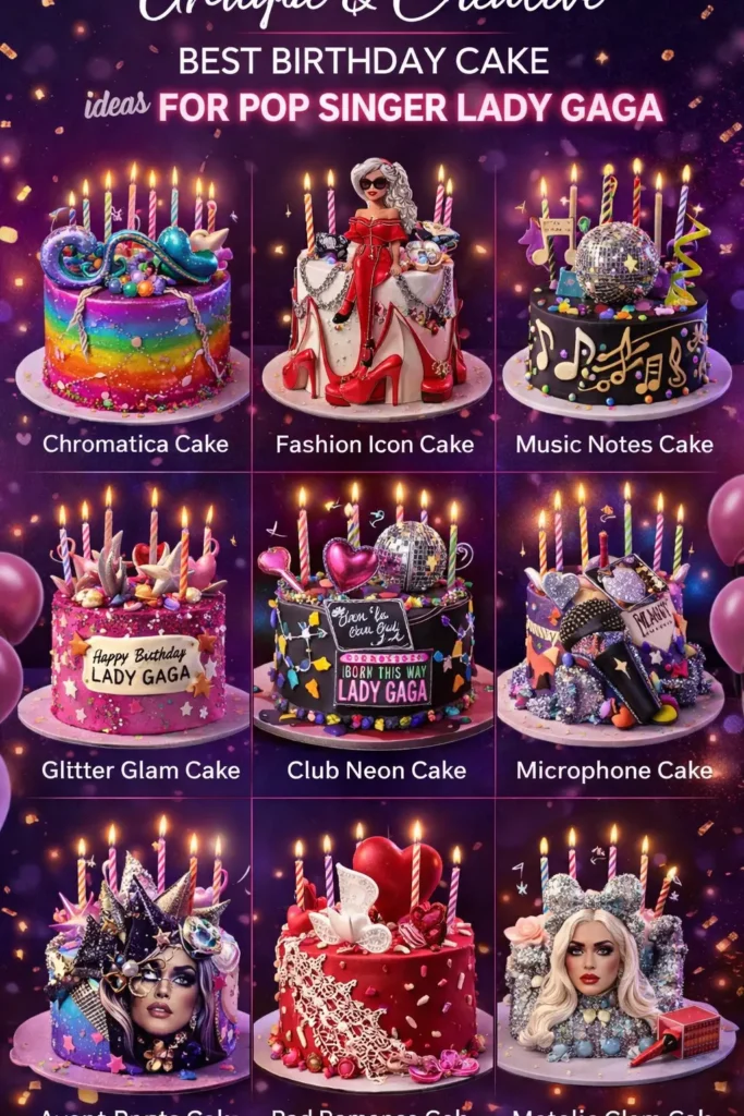 Birthday Cake Ideas for Lady Gaga