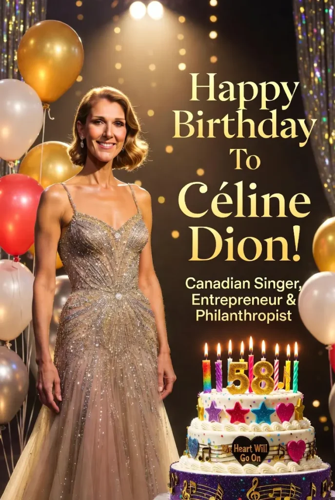 Birthday of Céline Dion