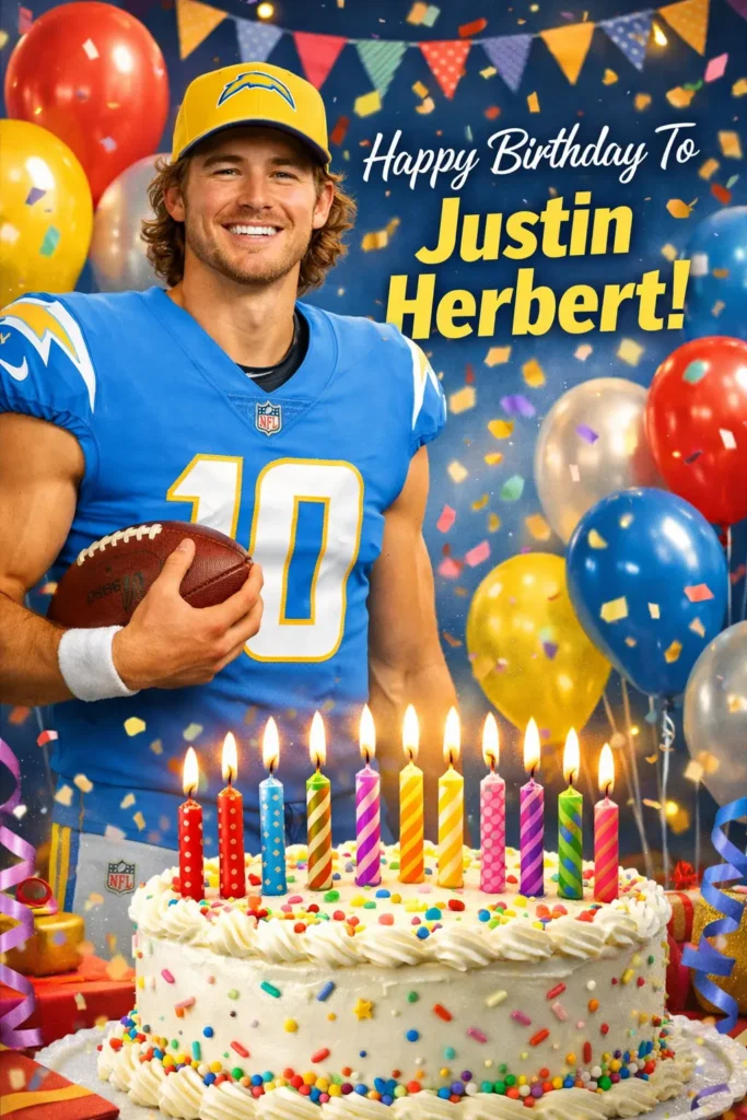 Birthday of Justin Herbert