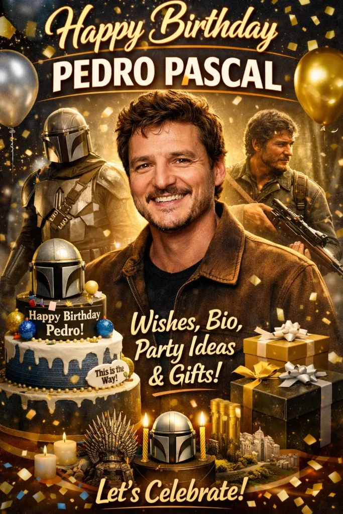 Birthday Wishes Messages for Pedro Pascal